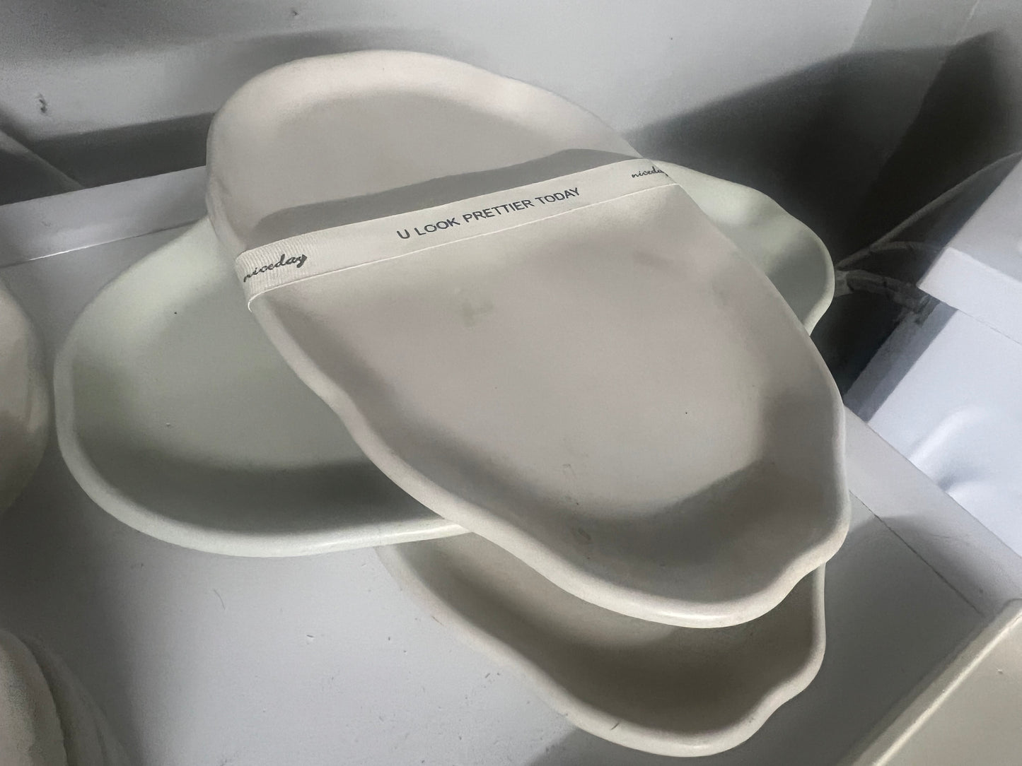 Concrete Oval Plate - Irregular Jewelry Storage Tray - Luxury Home Decor.