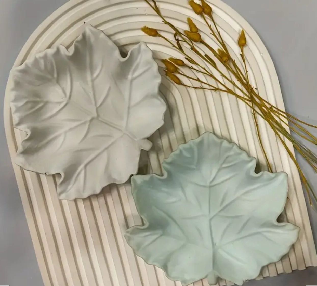 Large Maple Leaf jewelry Coasters and Home Decor - Jewelry Container and Dish Tray